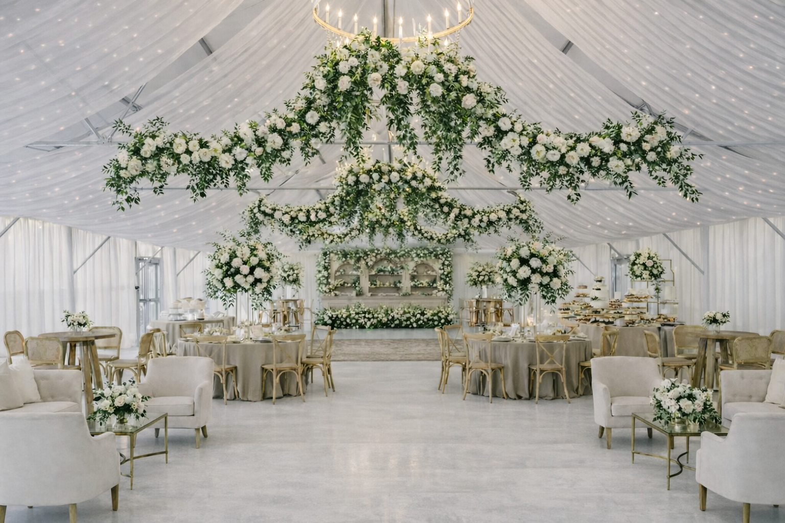 Pavilion White - Eagle Oak Ranch paso robles wedding venue